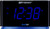 Emerson CKS1507 Smartset Radio Alarm Clock, 1.4" Blue LED Digital Display, USB Charging Port, Brightness Dimmer Controls, Bluetooth Connectivity, Set Alarm to Radio, Music, or Buzzer, Black