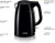 KRUPS: 1.5L Electric Kettle, Cool Touch Stainless Steel Interior, 1500 Watt, Fast Boiling, one cup in 80 seconds, Double Wall, Fast Boiling, Auto Off, Keep Warm, Cordless Black