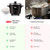DASH Mini Rice Cooker Steamer with Removable Nonstick Pot, Keep Warm Function & Recipe Guide, .5 Quart, for Soups, Stews, Grains & Oatmeal - Aqua