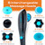 Mighty Bliss Deep Tissue And Back Massager Cordless Handheld Electric Percussion Muscle Massager Machine - Long Handle Full Body Therapy Massager For Neck, Shoulder, Back, Leg, Feet - 6 Heads Included