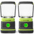 Consciot LED Battery Powered Camping Lantern, 1000LM, 4 Light Modes, IPX4 Waterproof Portable Tent Flashlight for Power Outages, Emergency, Hurricane, Hiking, Light Green, 2-Pack