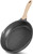 JEETEE Nonstick Frying Pans Set, Nonstick Omelette Skillet Set 3 Pcs, 8" 9.5" 11" Granite Non-Stick Frying pan with Bakelite Handle, Compatible with All Stovetops (Gas, Electric & Induction), Grey