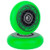 AOWISH 76mm 90a Ripsurf Wheels w/Bearings ABEC-9 for RipStik DLX Caster Board, Deluxe Junior Skateboard, 2 Wheel Pivoting Skateboard, Caster Board Skateboard (Set of 2) (Green)