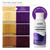 Kiss Express Semi-Permanent Hair Color – Vivid, Highly Pigmented Dye for Vibrant Hair, Gentle Formula, Gray Coverage, pH Balanced, 23 Intermixable Shades, All Hair Types (3.5 oz, Real Purple, 1 Count)
