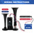 HK 12V 150db Air Horn for Truck, Super Loud Dual Trumpet Air Horn Kit with Compressor for Any 12V Vehicles Trucks Lorrys Trains Boats Cars Vans Kit (Black)