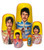 KaleaBoutique Long Lasting Collectible Beatles 5 Piece Russian Style Nesting Doll Memorabilia Stacking Matryoshka Doll - 5.75 Inches Tall - Includes a Glossy Blue Gift Box