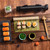 FUNGYAND Sushi Making Kit, 27-in-1 Professional Maker Set with Bazooka Roller, Nigiri & Musubi Presses, Bamboo Mats, Knife, Chopsticks, Ceramic Dishes - Ideal for Beginners