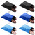 FASYACO 6 Pack Waterproof Nylon Shoe Bags Travel Bags for Men Women (Black+Blue+Sky Blue, 15.1"(L) x12.2"(W))