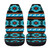 Salabomia Aztec Western Car Seat Cover, Southwest Horse High Back Stretchy Car Seat Protector Cover for Women, Comfortable 2 Piece Car Seat Covers Universal Fit for Most Cars, Blue