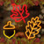 ROCEEI 3 Pcs 2025 Thanksgiving Neon Sign Fall Window Lights Autumn Decor Maple Leaf Acorn Neon LED Lights Thanksgiving USB Wall Bar Living Room Decoration for Autumn Party Holiday Bedroom Gifts