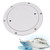 WETUSSEX 6" Boat Deck Cover Marine Inspection Hatch Deck Plate Access & Lid, 316 Stainless Steel Boat Deck Plate Marine Grade Inspection Port for Yacht Ship Boat