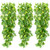 WOHSEROM 3PCS Artificial Hanging Plants Indoor 3ft Fake Ivy Plant Fake Vine Plants for Wedding Wall House Room Patio Indoor Outdoor Home Shelf Office Decor