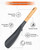 Cooking Spoon for Nonstick Cookwares, Great for Cooking and Serving Sturdy BPA-Free Matte Silicone, Wood Handle Spoon for Mixing, Scoop, and Scrape (GREY)