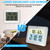 Urageuxy Weather Station Wireless Indoor Outdoor Thermometer with 3 Sensors, Remote Temperature Monitor with Humidity for Home, Baby Nursery, Room, Attic, Patio