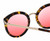 Calabria S03 Pink Tint FL-41 Reading Glasses +4.50 Tortoise Amber Crystal Women Blue Light Sensitivity FL41 Readers