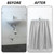 2 Pack Fabric Sink Skirt Diamond Bathroom Stitch Under Sink Skirt with Self Stick Adhesive Waterproof Fabric Under Sink Curtain Skirt for Extra Storage,Kitchen Sink Cover (Silver Gray,55 x 32Inch)