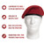 Rothco G.I. Style Wool Beret (US, Numeric, 7 3/4, Red)