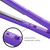 Herstyler Colorful Seasons Flat Iron - Travel Friendly Dual Voltage Flat Iron 1.25 inch - Ceramic Dual Voltage Hair Straightener - Purple Straightening Iron with Negative Ion Technology To Fight Frizz