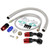 DNA Motoring OFL-KIT-008-SL Universal Turbo Charger Oil Drain/Feed Line Complete Kit,Silver