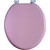 J&V Textiles Soft Round Toilet Seat With Easy Clean & Change Hinge, Padded (Pink)*