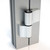DR.HAHN M90110000 Aluminium Silver Anodised Hahn Door 4-at Solid Roll Hinge 2-Piece with Mounting Plate 20/65/15 mm, Achsabstand : 65 mm