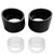 A Pair of Binoculars Rubber Eye Cups Eye Guards Caps ID 34MM/1.33" Suit for 32mm/1.25" - 35mm/1.37" Microscope Eyepiece Telescopes Eyecups with Free 2pcs 1.25" Eyepiece Dust Cover