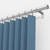 Silver Extra Long Curtain Rod 30 to 254 inch, Heavy Duty Curtain Rods for Windows with Modern End Caps, 1 inch Drapery Rods Set for Outdoor Patio, Adjustable Curtain Rod for Room, Silver