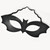 U-Zomir Bat Mask for Women, PU Leather Black Bat Eye Mask Costume for Men Women Girls Adult, Masquerade Halloween Cosplay Raves Dress Up Costume Accessories