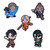 Obbitz Avatar: The Last Airbender Anime Show Shoe Charms - 9pcs Water, Earth, Fire, Air Accessories for Shoes