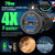 12V USB Charger with 4 Ports, Quick Charge 3.0 Ports 12V USB Outlet with Switch for Marine, Boat, Motorcycle, RV, Golf Cart (Pack of Two)