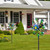 Hummingbird Wind Spinner, Metal Outdoor Wind Sculptures & Spinners, 68.5 Inch Double Windmill Spinner for Yard Lawn Garden Decor