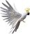 Taotenish Artificial Birds Lifelike Feathered Birds Model - 15.7inch White
