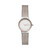Skagen Women's Freja Lille Two-Hand Silver and Rose Gold Stainless Steel Mesh Band Watch (Model: SKW2699)