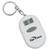 Oval Talking Alarm Clock Keychain - White