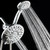 AquaDance Chrome 7" Premium High Pressure 3-Way Rainfall Combo with Extra Long 72 inch Hose – Enjoy Luxury 6-Setting Rain Showerhead and Matching Hand Held Shower Separately or Together