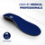 Pure Stride Bold Professional Full Length Orthotics - Shoe Support for Metatarsals, High Arch, Flat Feet - Pain Relief for Plantar Fasciitis, Arch, Heel - 1 Pair, Men's 5-5.5/Women’s 7-7.5, Bold Blue