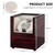 CHIYODA Single Watch Winder for Automatic Watches Solid Wooden Box with Mabuchi Motors, Battery Powered or AC Adapter