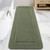 LOCHAS Bathroom Runner Rug, 24" x 60" Long Bath Rug, Non Slip Washable Large Bathroom Rugs Soft Thick Absorbent Bath Mat for Shower, Shaggy Plush Luxury Carpet, Sage Green