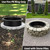 Poolergetic 60 inch Inner Fire Pit Ring, 64 inch Outer Large Round Steel Fire Pit Insert Metal Fire Ring Liner Rim Heavy Duty for Outdoor