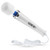Wired Powerful Handheld Wand Massager, Strong Personal Vibration Massage for Sports Recovery, Back Muscle Aches, Whole Body Pain (White)