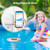 WiFi Pool Alarm, Zuomeng Solar Wave Pool Alarm with High Sensitivity, Smart App Control, Dual Alarming via Device & App, Offering Extra Protection for Your Kids and Pets
