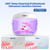 Voraiya Ultrasonic Retainer Cleaner for Dentures, Retainer Cleaner Machine, Dental Cleaning Pod for Denture Retainer,Mouth Guard Cleaner,Toothbrush Heads, Jewelry, Braces,Rings, 2 Cleaning Modes