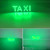 Kingshowstar Taxi LED Light Signs,Green Led Light Signs for Car Windshield Taxi Cab LED Sign Light with Suction Cups Hook on Car Window,USB Plug