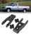 2-3" Suspension Rear Drop Lowering Shackles kit Leaf Spring Drop Shackle Kit Compatible with Chevy Silverado GMC Sierra 1500 C1500 K1500 Dodge Ram Replaces 6400 410520