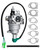 41532 100161 Carburetor Fit for Champion 9375/7500 9000/7000 Watt 439cc Generator Replace 47.131000.22