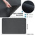 Coffee Mat 15.7*19.7 Inch, 50*40cm Dish Drying Mat for Kitchen Counter Bar, Stain Hiding Rubber Backed Absorbent Bar Mat Pad, Dark Grey (5)