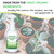 Organic Indoor Houseplant Spray - Liquid Plant Food in a Spray Bottle (Foliar Fertilizer) | Use on All Live Indoor Plants, Orchids, and Succulents | No Mixing Required (32oz)