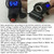 KOOBOOK 1Pcs 12V-72V E-Bike Universal Thumb Throttle LED Display Voltage Black Portable Digital Grips with Power Switch for Scooter Electric Bike