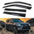 Fits for 2010-2023 Lexus GX460 JDM 3D Wavy Mugen Style Window Visors Rain Guards Wind Deflectors