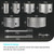BINOTA 13PCS Concrete Hole Saw Kit, Rotary Hammer Core Bit Hole Saw, with SDS Plus and SDS Max Shank, for Concrete Cement Brick Wall Stone Masonry, Core bit Set 40 55 80 100 110 130 mm